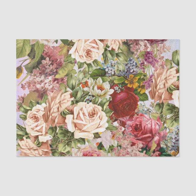 Papier Mousseline Collage vintage (Recto)