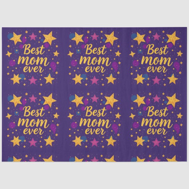 Papier Mousseline Collection de cadeaux de luxe tendance Stars (Recto)