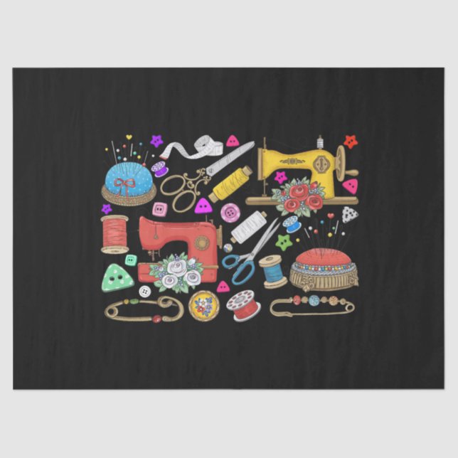 Papier Mousseline Collection de couture (Recto)