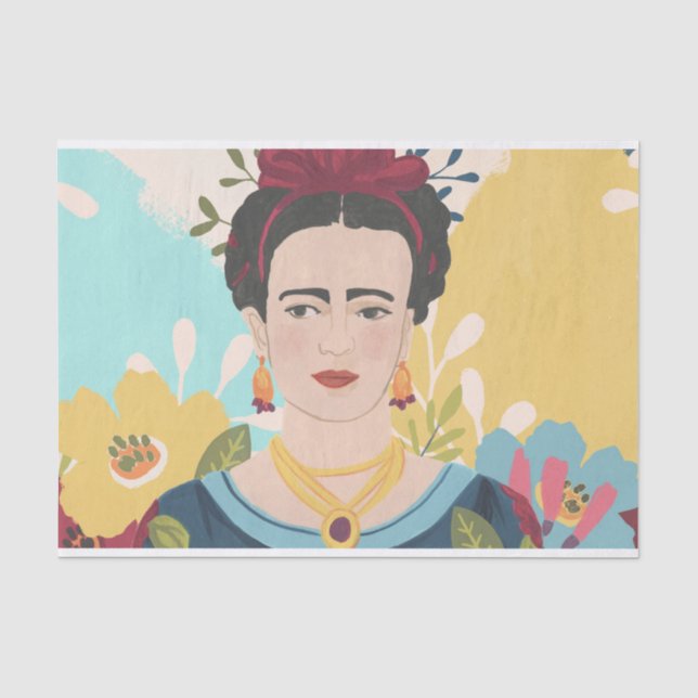 Papier Mousseline Collection de jardins de Frida (Recto)