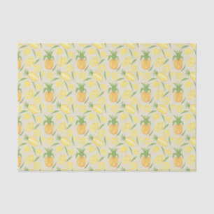 Papier Mousseline Collection de Motifs de paniers de fruits - Ananas