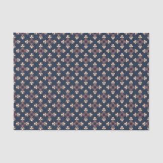 Papier Mousseline Collection Disque Marine Bourgogne Florale Tapisse