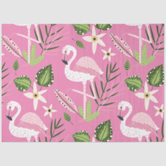 Papier Mousseline Collection Été Flamant Rose Un Design 2