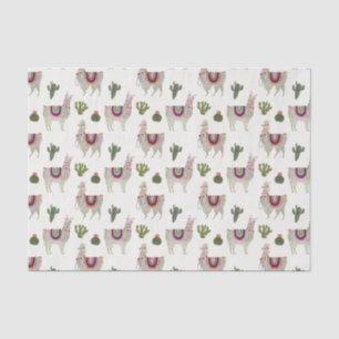 Papier Mousseline Collection Llamarama Cute Llamas