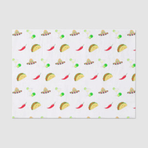 Papier Mousseline Colorful Festive Cinco de Mayo 2025 Dancing Cactus