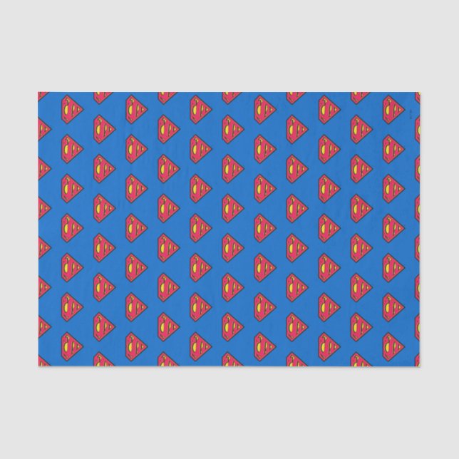 Papier Mousseline Comics DC | Superman | Logo classique (Recto)