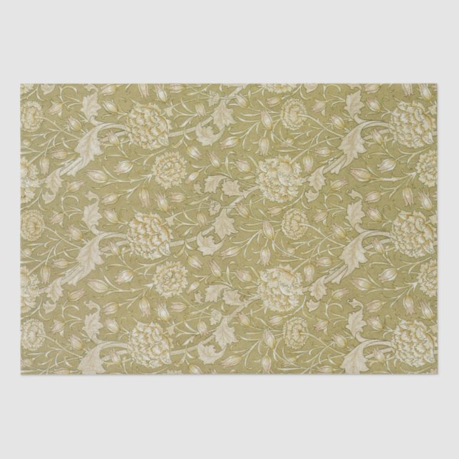 Papier Mousseline Conception #6 de William Morris (Recto)