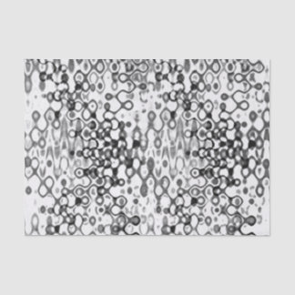 Papier Mousseline Conception abstraite moderne blanche et noire