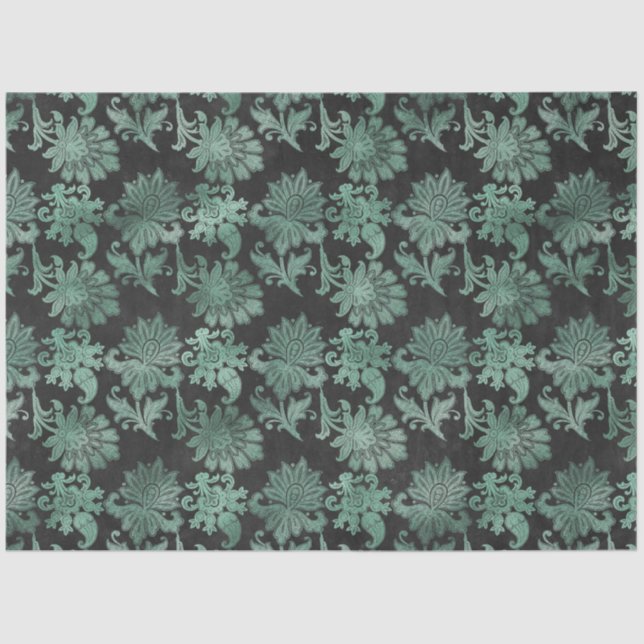 Papier Mousseline Conception Aqua et Silver Series 16 (Recto)