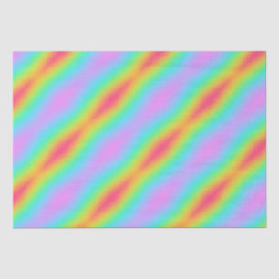 Papier Mousseline Conception arc-en-ciel flou sauvage