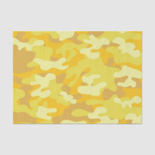 Papier Mousseline Conception de Camion Jaune et Or
