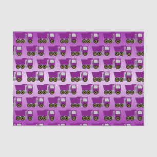 Papier Mousseline Conception de Camion Violet