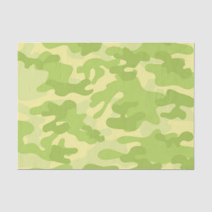 Papier Mousseline Conception de camo vert
