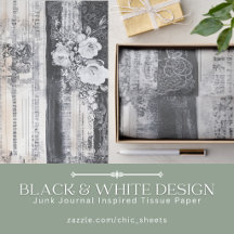 Conception de journal déchiré noir et blanc inspir