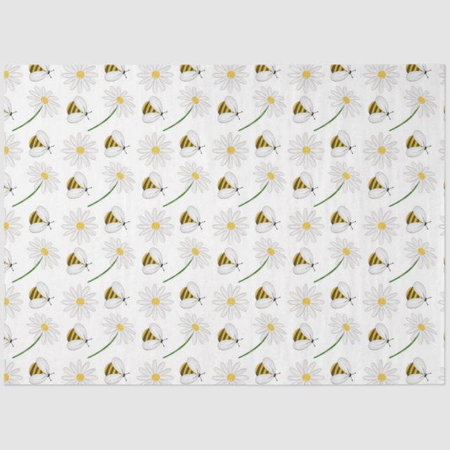 Papier Mousseline Conception de la série Bumble Bee and Honey 5 (Recto)