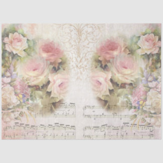 Papier Mousseline Conception de la série Collage Shabby Chic 4