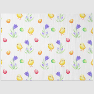 Papier Mousseline Conception de la série de poussins de Pâques 1
