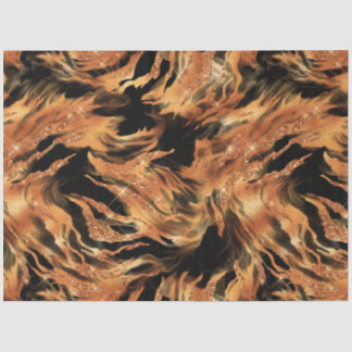 Papier Mousseline Conception de la série Parties scintillant Tiger #