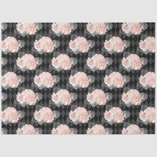 Papier Mousseline Conception de la série Peach et Silver 12 (Recto)