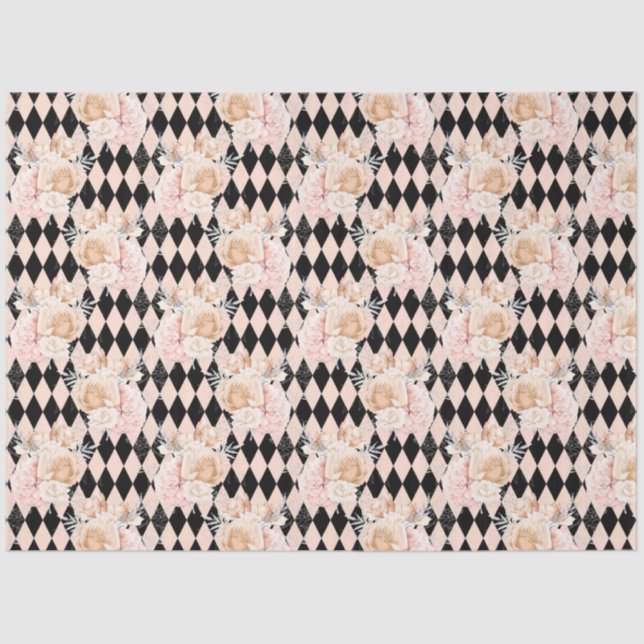 Papier Mousseline Conception de la série Peach et Silver 14 (Recto)