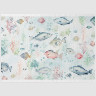 Papier Mousseline Conception de la série Sea 7