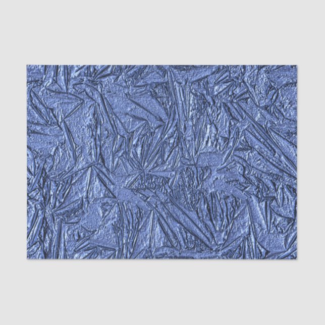 Papier Mousseline Conception de l'huile bleue (Recto)