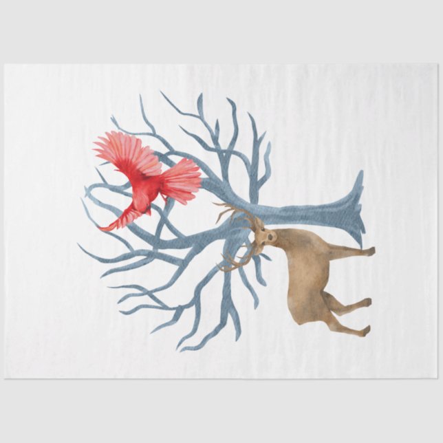 Papier Mousseline Conception de Noël HappyLand 14 (Recto)