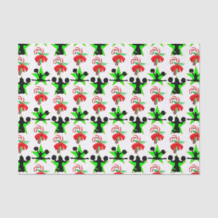 PAPIER MOUSSELINE CONCEPTION DE NOËL JOLLY POM-POM GIRL