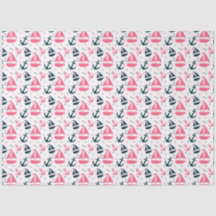 Conception de série nautique rose et marine 13