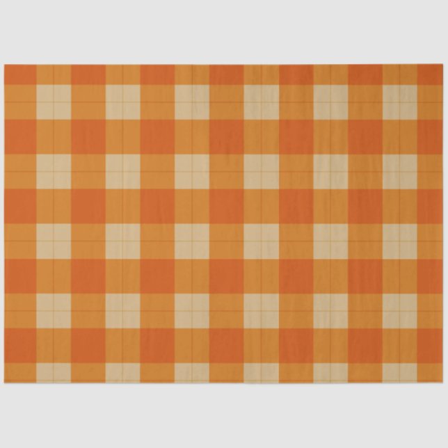 Papier Mousseline Conception de série Plaid Automne 1 (Recto)