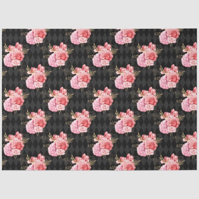 Papier Mousseline Conception des séries rose et or 9 (Recto)