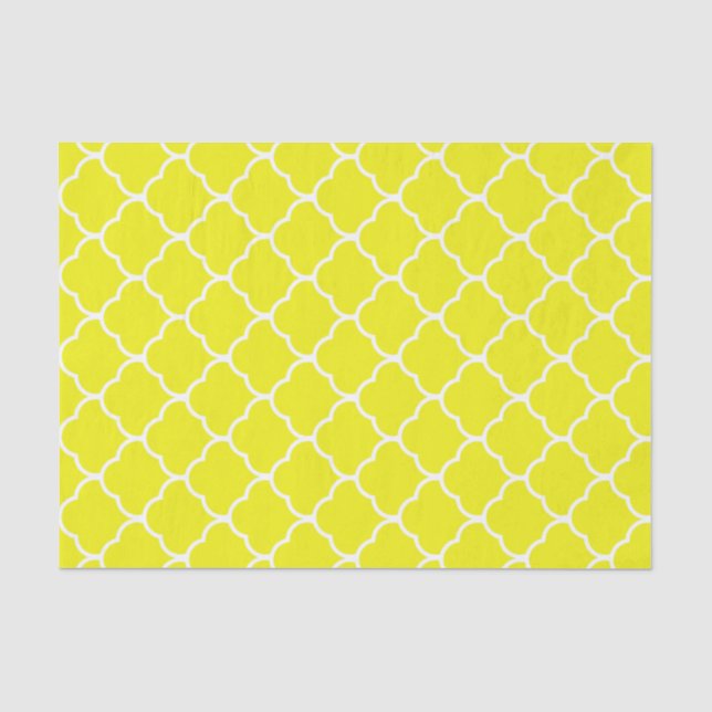Papier Mousseline Conception marocaine élégante de citron (Recto)