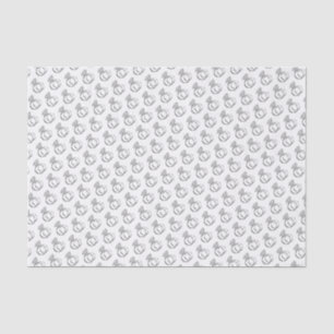 Papier Mousseline Conception réglée de motif d'anneau de noces de