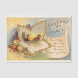 Papier Mousseline Conception vintage de la série Mix Thanksgiving 14