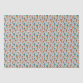 Papier Mousseline Cône de crème glacée