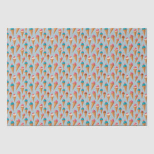 Papier Mousseline Cône de crème glacée