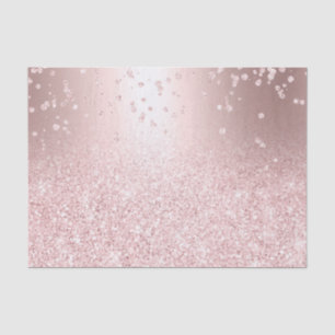 Papier Mousseline Confettis métalliques d'étincelles d'or d'ombre