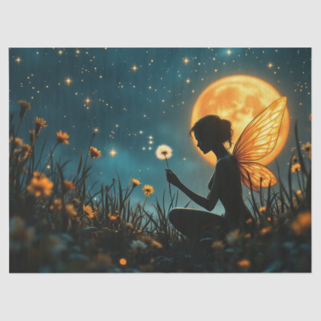 Papier Mousseline Conte-face enchantée (Recto)