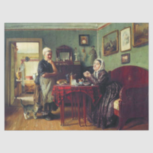 Papier Mousseline Conversation des ménages (par Konstantin Makovsky)