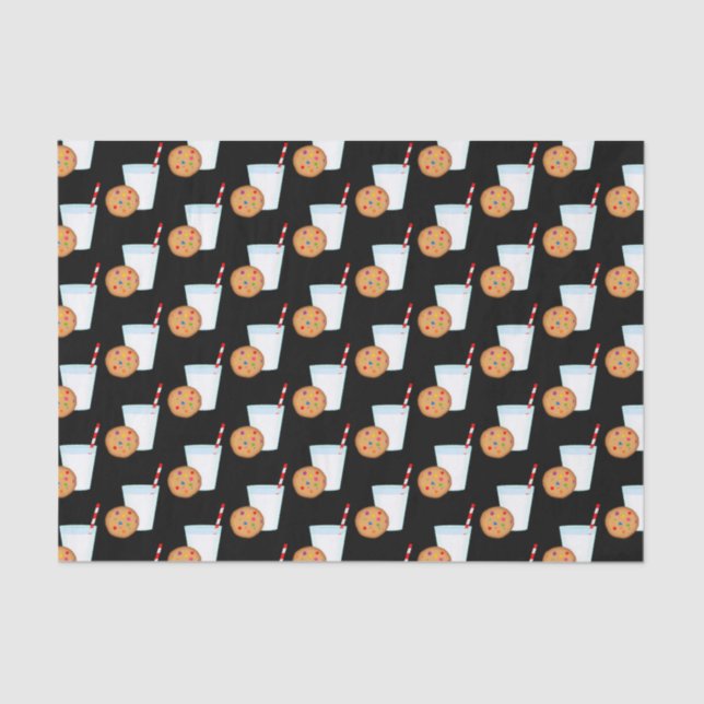 Papier Mousseline Cookie au chocolat au lait et à l'arc-en-ciel (Recto)