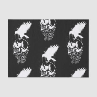 Papier Mousseline Cool Oh Mon Goth Métal Gothique