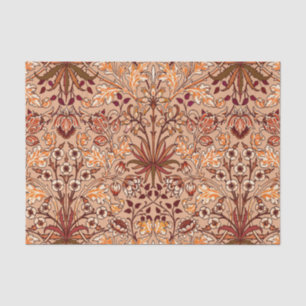 Papier Mousseline Copie, brun et beige de jacinthe de William Morris