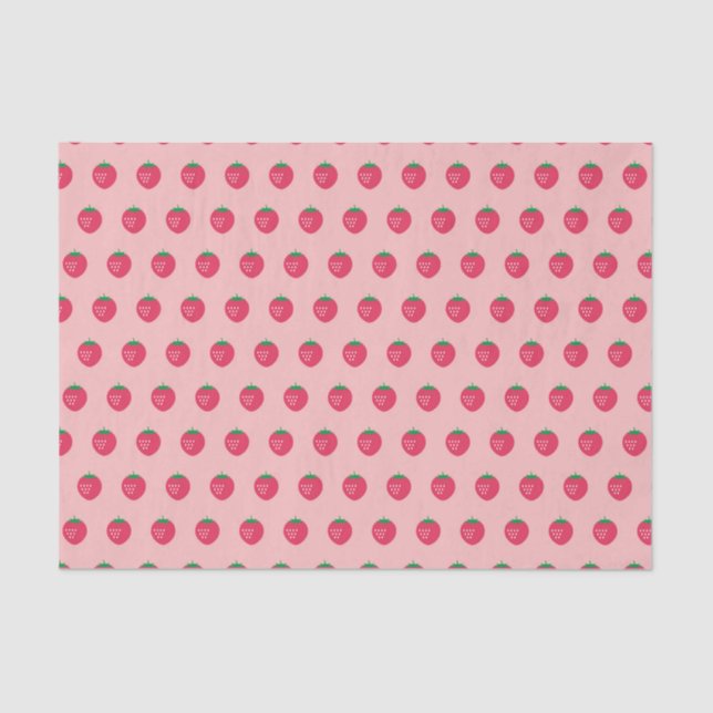 Papier Mousseline Copie de fraise (Recto)