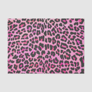 Papier Mousseline Copie de noir et de roses indien de léopard