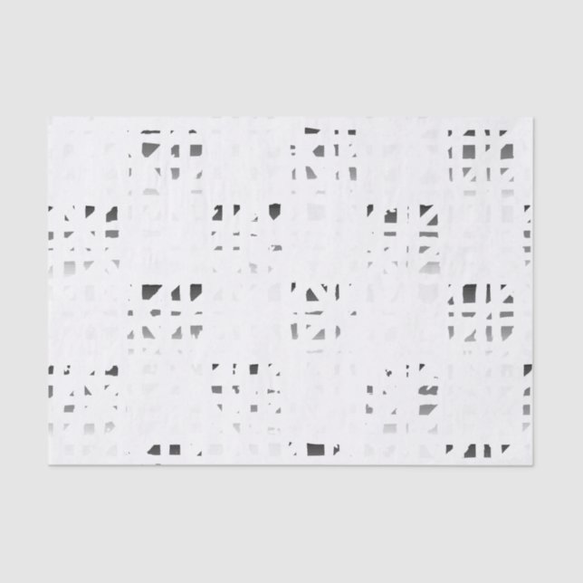 Papier Mousseline Copie noire, blanche, grise 2 d'art (Recto)