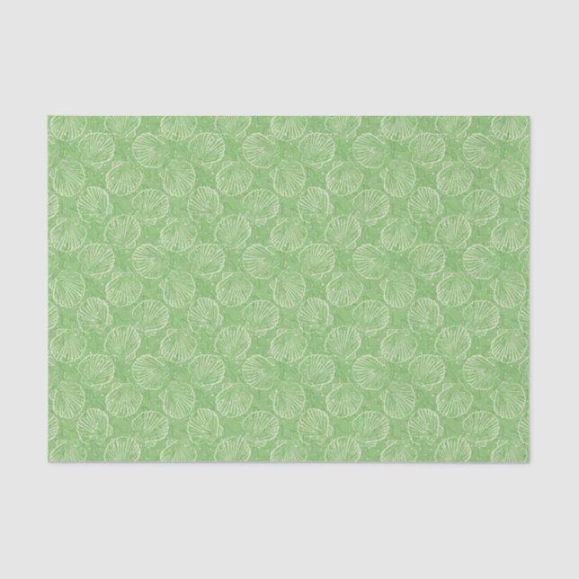 Papier Mousseline Coquillages d'ensemble (Recto)