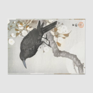 Papier Mousseline Corbeau Koson japonais oiseau corneille