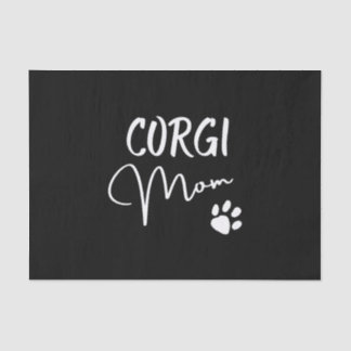 Papier Mousseline Corgi Mom Cadeaux pour animaux de compagnie pour A
