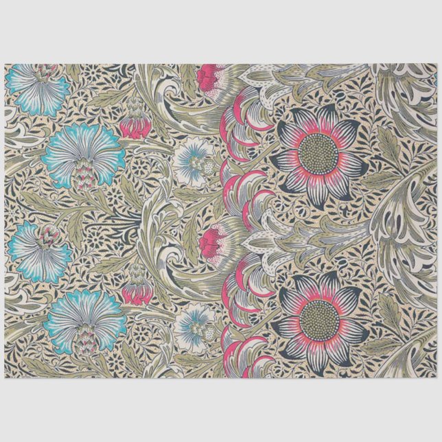 Papier Mousseline Corncockle, William Morris (Recto)
