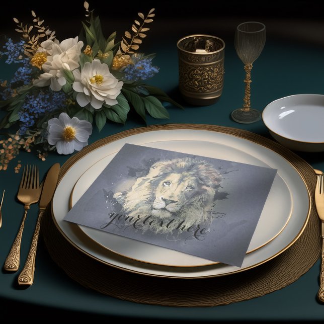 Papier Mousseline COSMIC LION KING | Papier Tissu personnalisé (Créateur téléchargé)